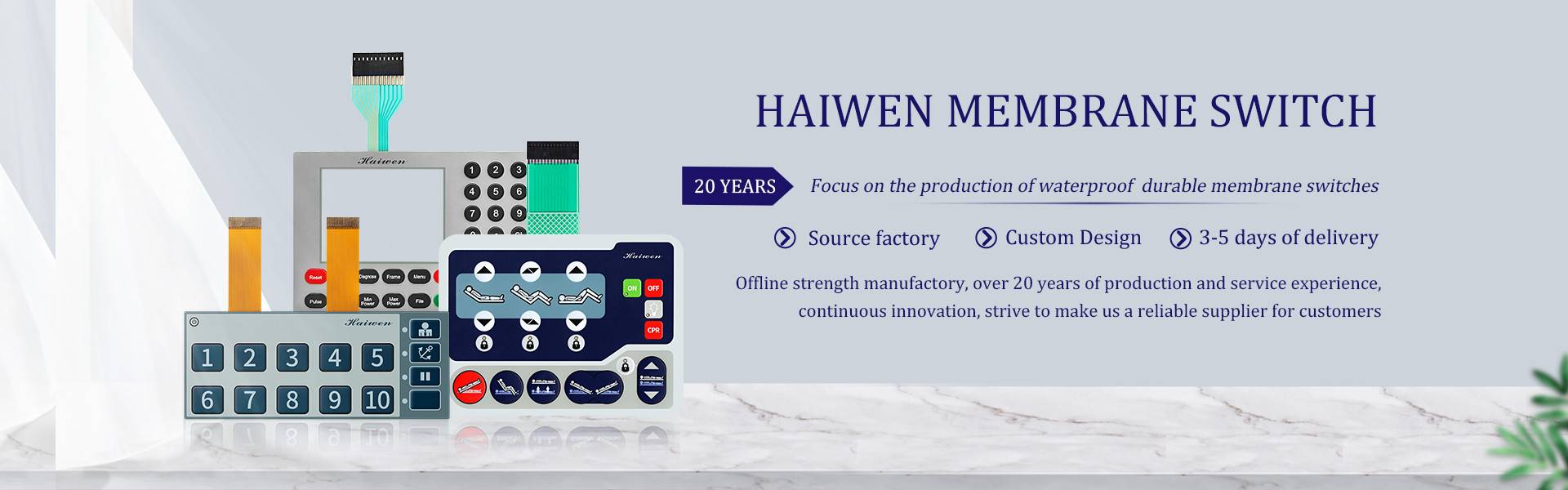 kwaliteit Het Membraanschakelaar van de HUISDIERENkring fabriek